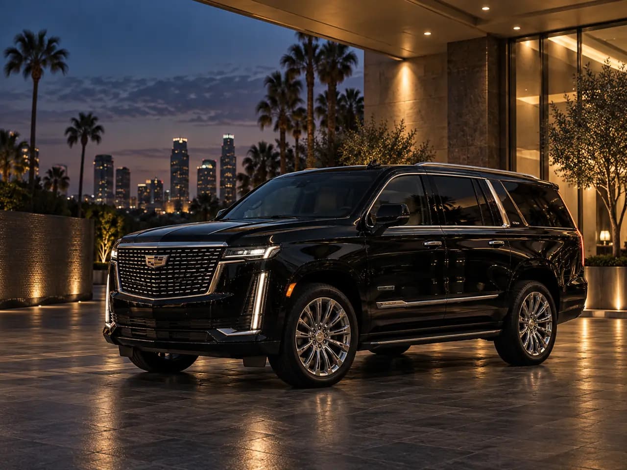Black full-size premium SUV